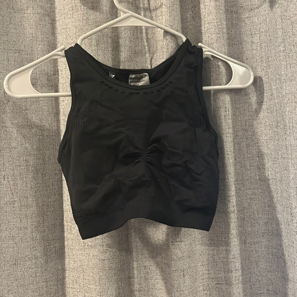 Gym shark black sports bra